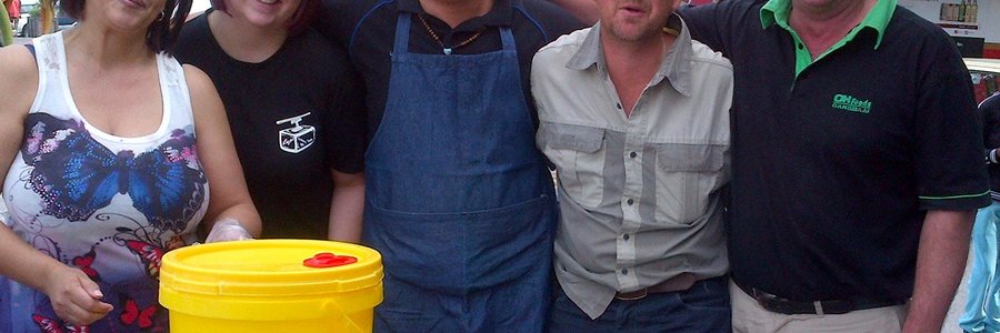 Me Carien Fortuin, Lizandra King, Jack Swart, Christiaan Franken en Chris van Rensburg 